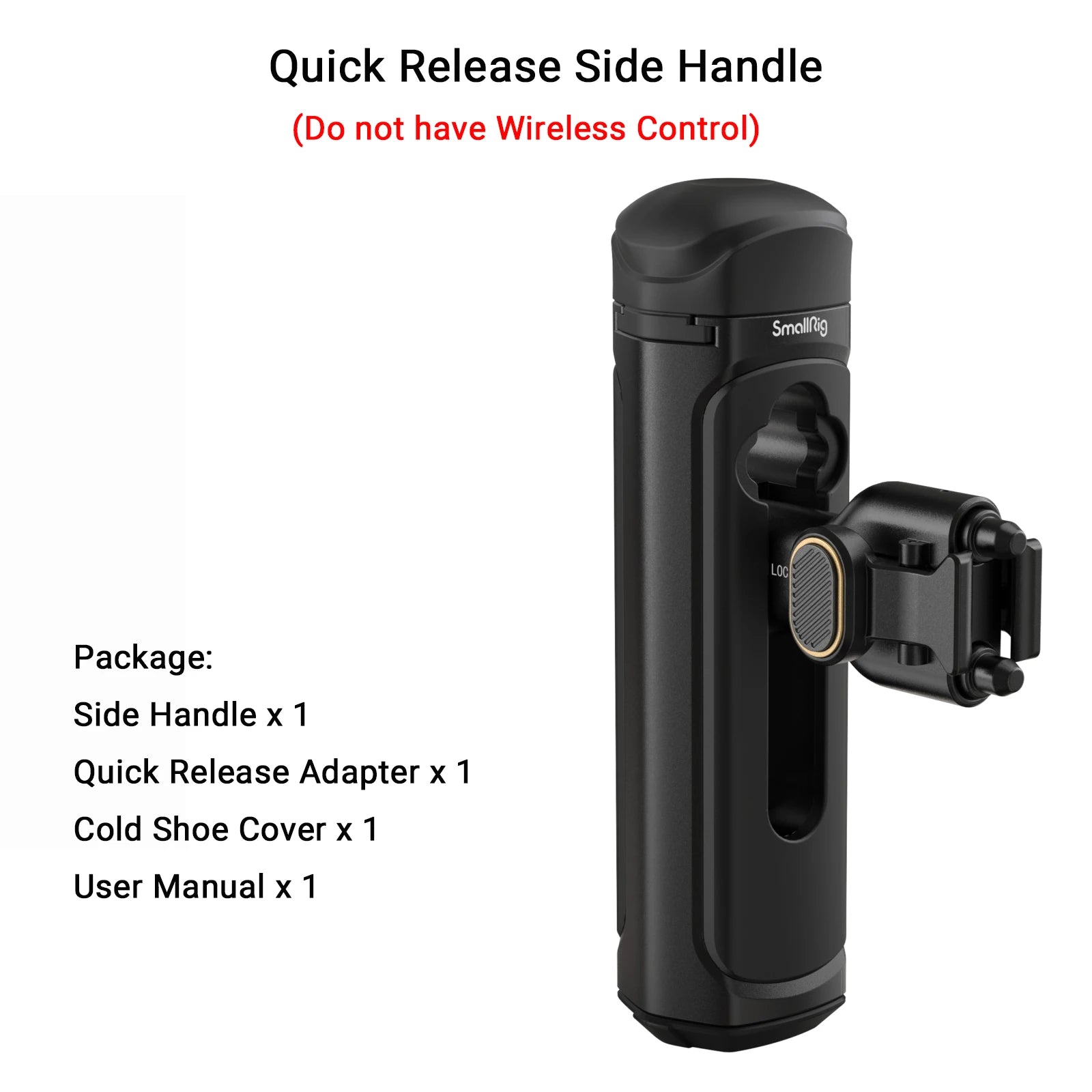 SmallRig Quick Release Side Handle for iPhone 15 Series Cage for Huawei for Samsung Cage for Universal Mobile Phone Cage 4299