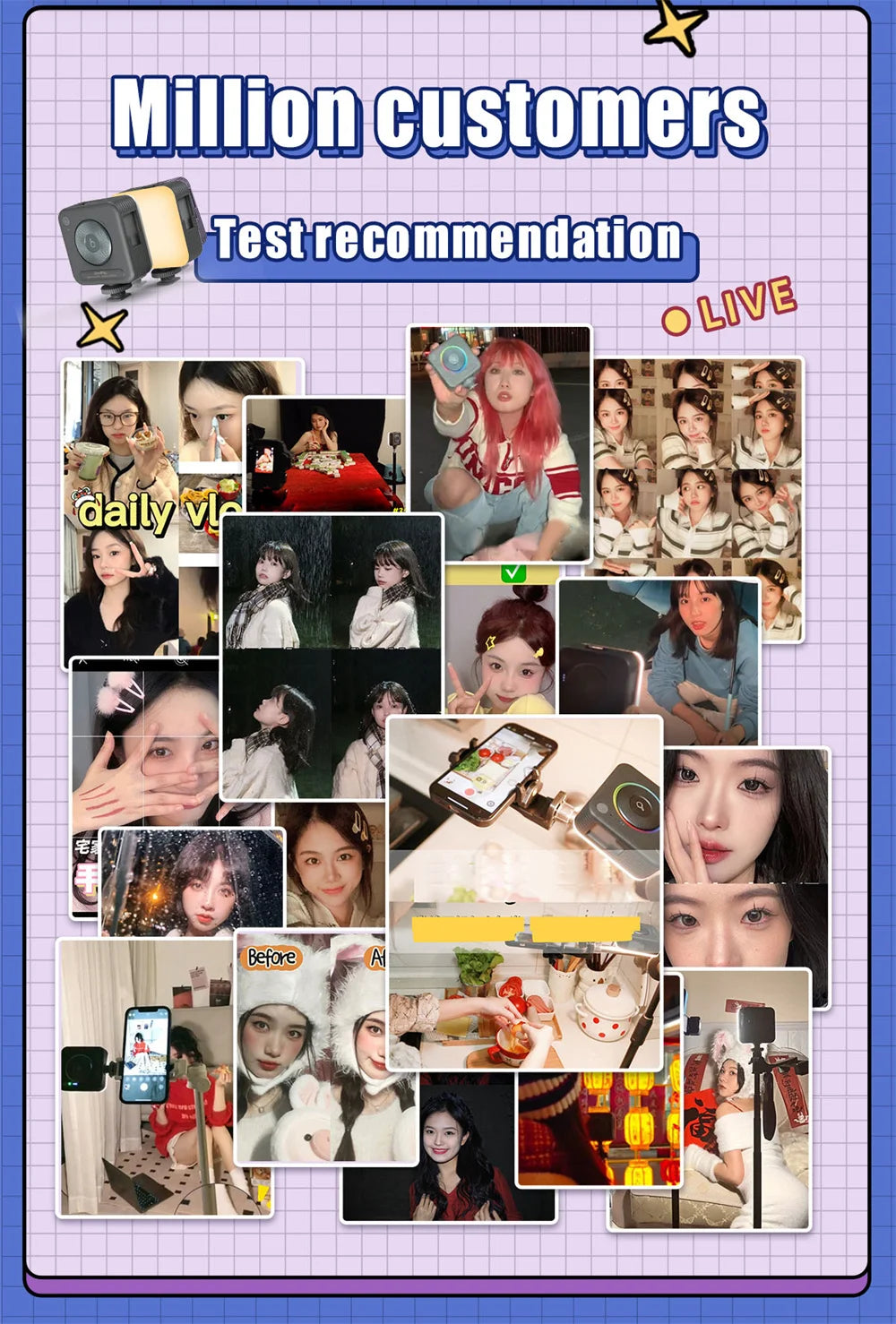 SmallRig P96 mini Video Light LED White Light