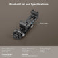 SmallRig Metal Phone Holder with Cold Shoe for 57-88mm