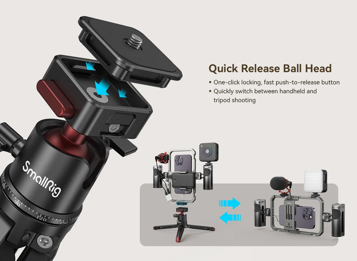SmallRig All-in-One Video Kit Ultra /Pro/Basic/ Classic Kit for Phone Photography Universal Phone Cage Kit