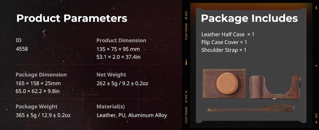 SmallRig Leather Half Case Kit for FUJIFILM X100VI