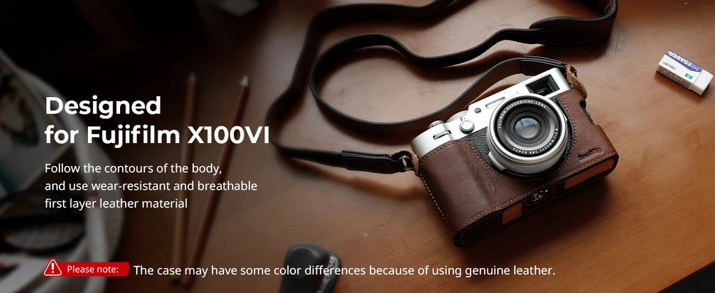 SmallRig Leather Half Case Kit for FUJIFILM X100VI