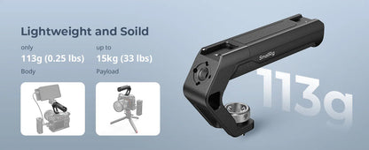 SmallRig Top Handle for ARRI Locating Holes (Tiny),Weight 113g,Portable Camera Top Handle for Sony for Canon for Nikon 4757