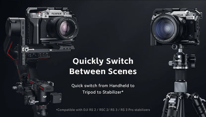 SmallRig Multifunctional Cage for FUJIFILM X-T5 Retro Handheld Cage Kit