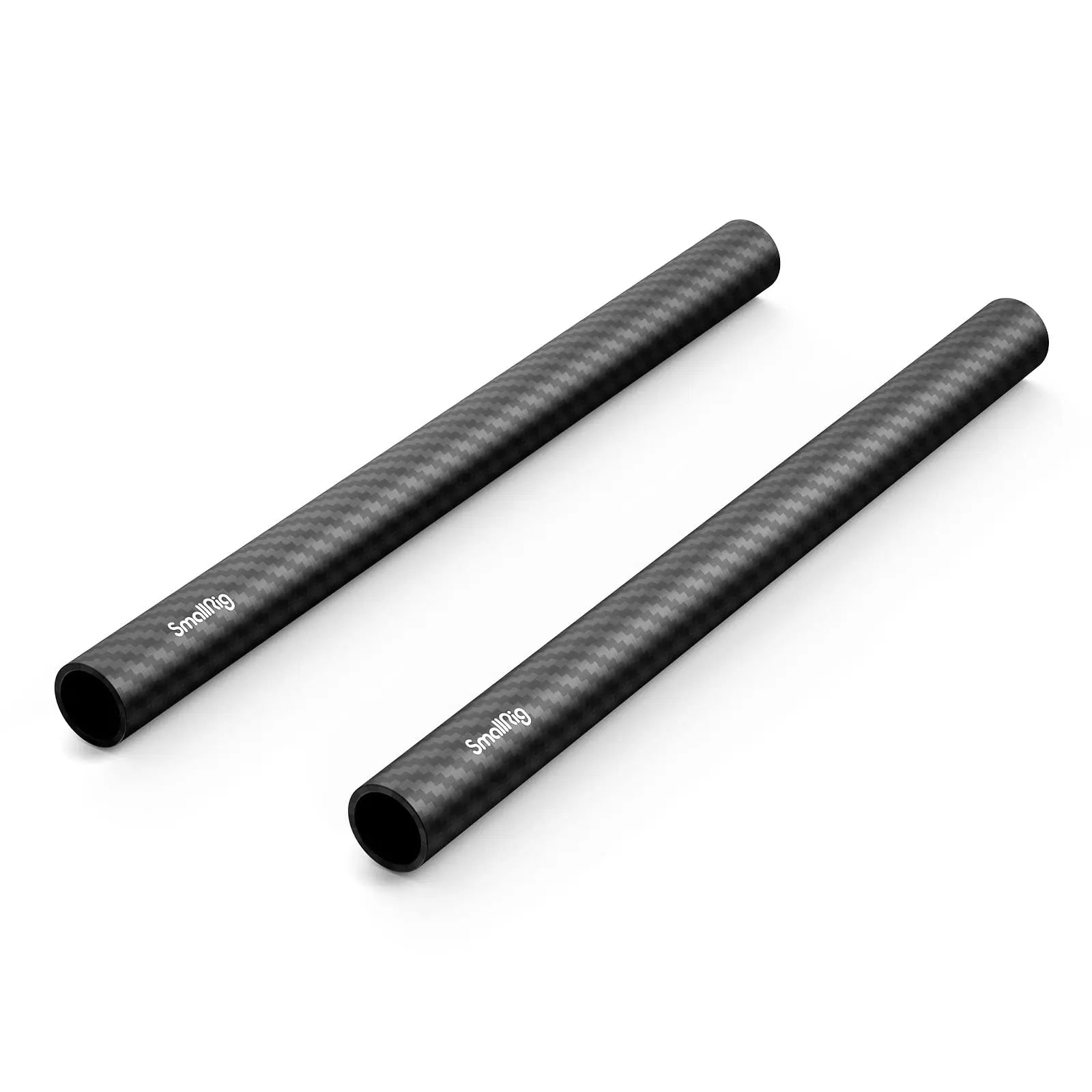 SmallRig 15mm Carbon Fiber Rod for 15mm Rod Support System (Non-Thread), 20cm 8 inches Long, Pack of 2 - 870