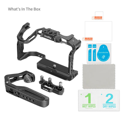 SmallRig EOS R5 Mark II "Black Mamba" / HawkLock Quick Release Cage for Canon EOS R5 Mark II Cage Kit with Top Handle