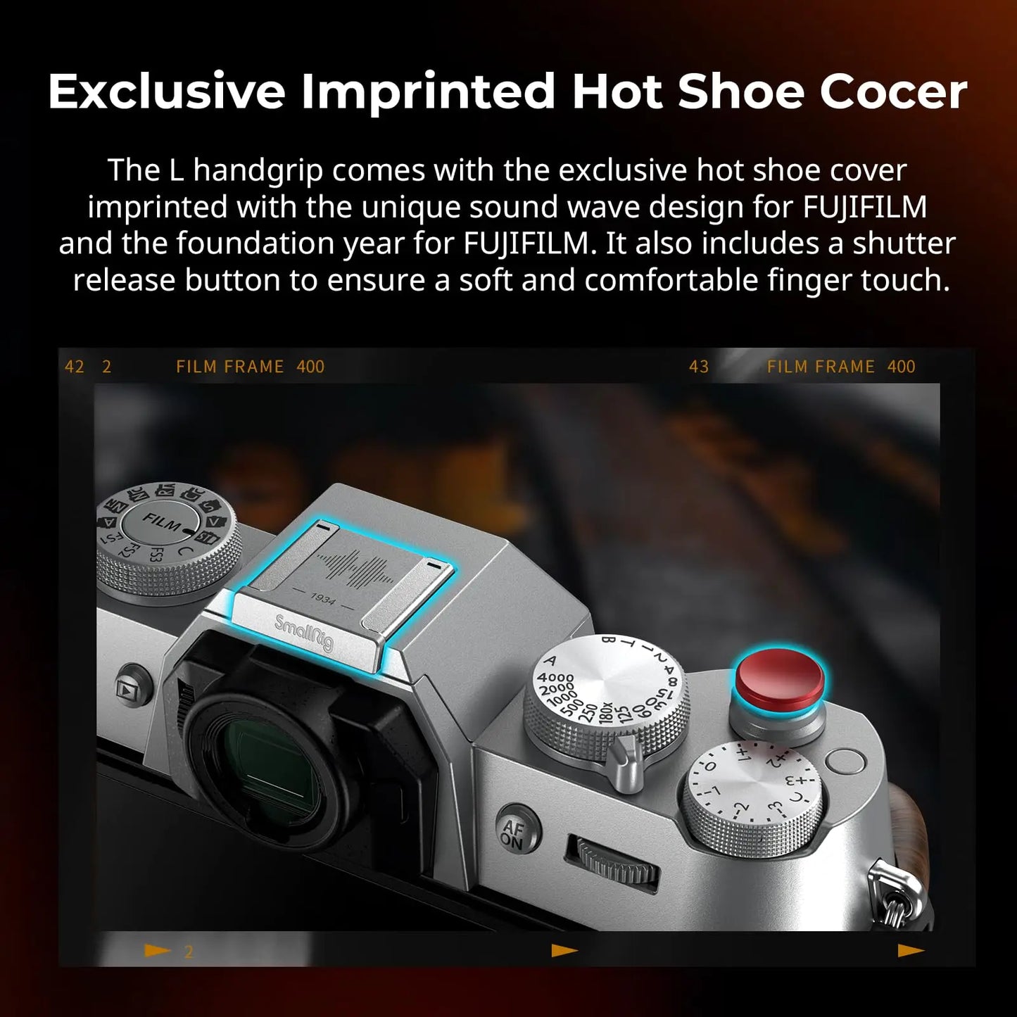 SmallRig Wooden L-Shape Grip for FUJIFILM X-T50