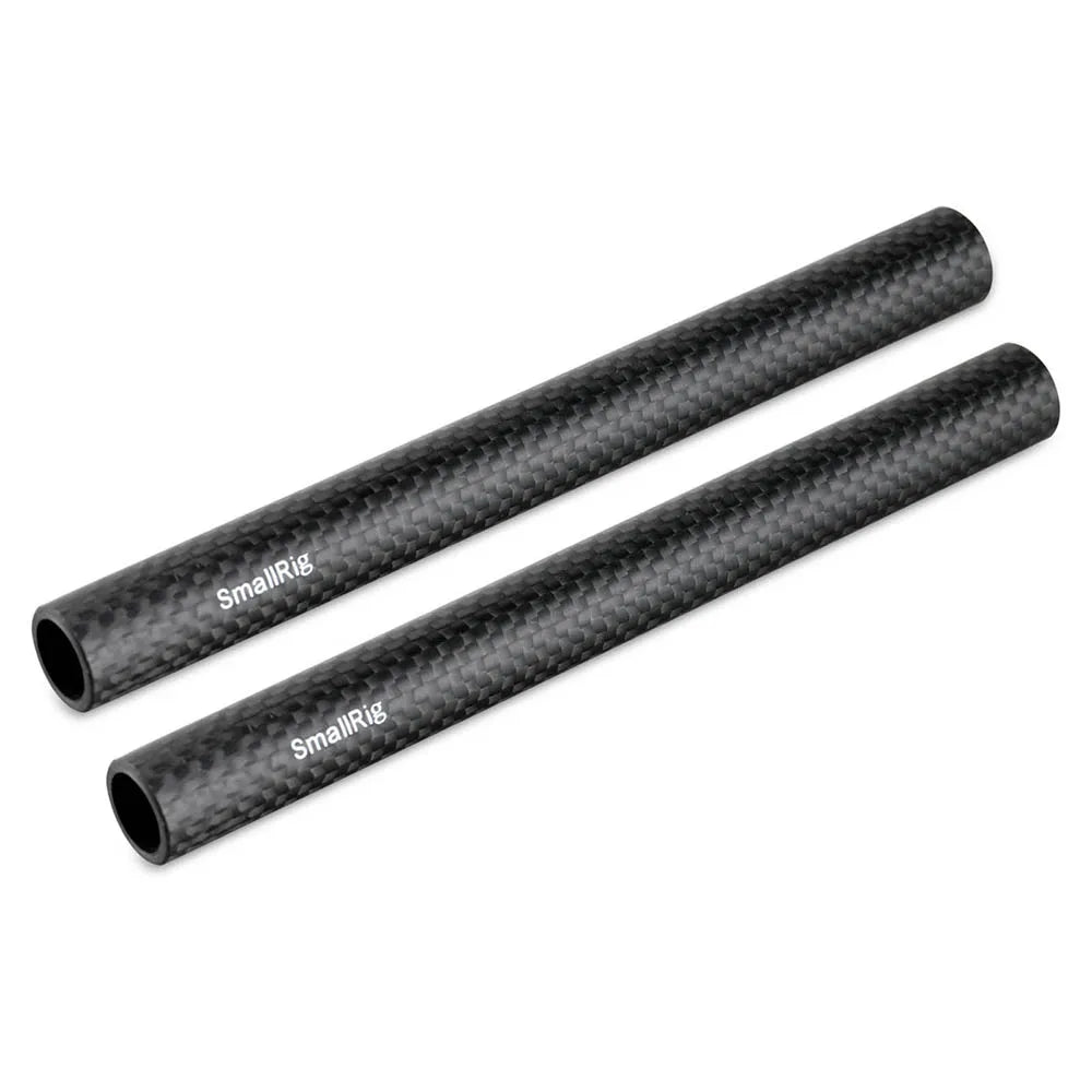 SmallRig 15mm Carbon Fiber Rod 18 Inches Long for Dslr Camera Rig Camera 15mm Rail Support System  - 0871 (2pcs Pack)