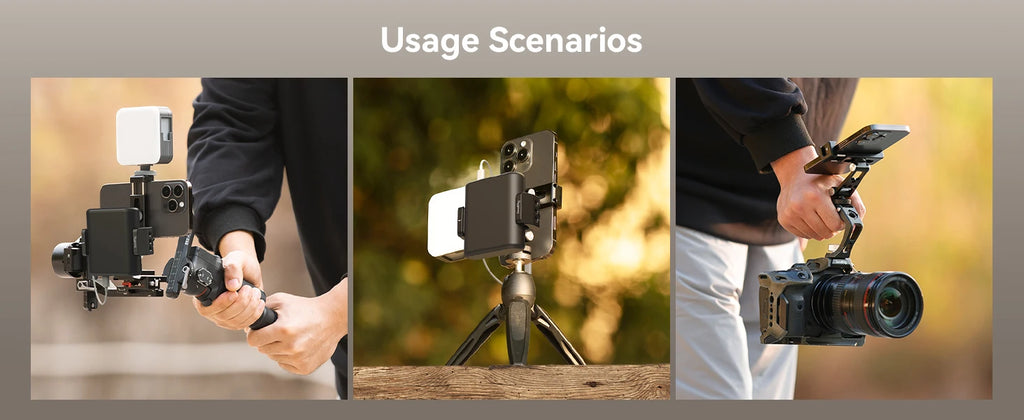 SmallRig Metal Phone Holder with Cold Shoe for 57-88mm