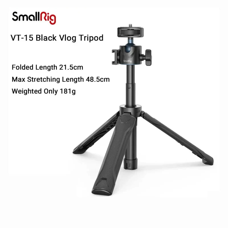SmallRig Vigor Vlog Kit Compact and Stretchable Tripod Grip Selfie Stick Mode