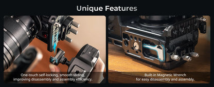 SmallRig HawkLock Quick Release Cage for Panasonic LUMIX GH7 / GH6