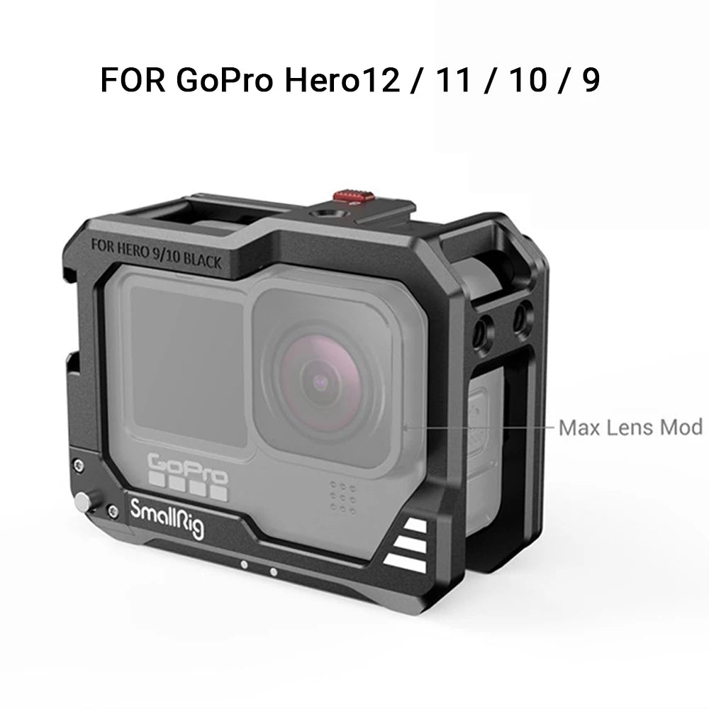 SmallRig Black Vlog Kit for GoPro Compatible With Microphone Adapters Camera Accessories