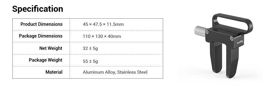 SmallRig Cable Clamp for Sony for Canon for FUJIFILM for Nikon for Panasonic Camera Cage 3637