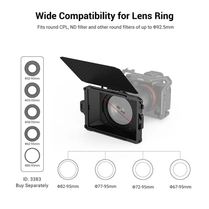 SmallRig Universal Mini Matte Box Lite & Follow Focus