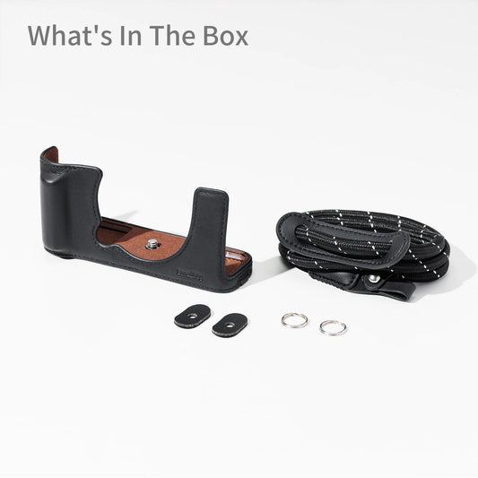 SmallRig Half Case Fujifilm X-E5 with Leather Strap