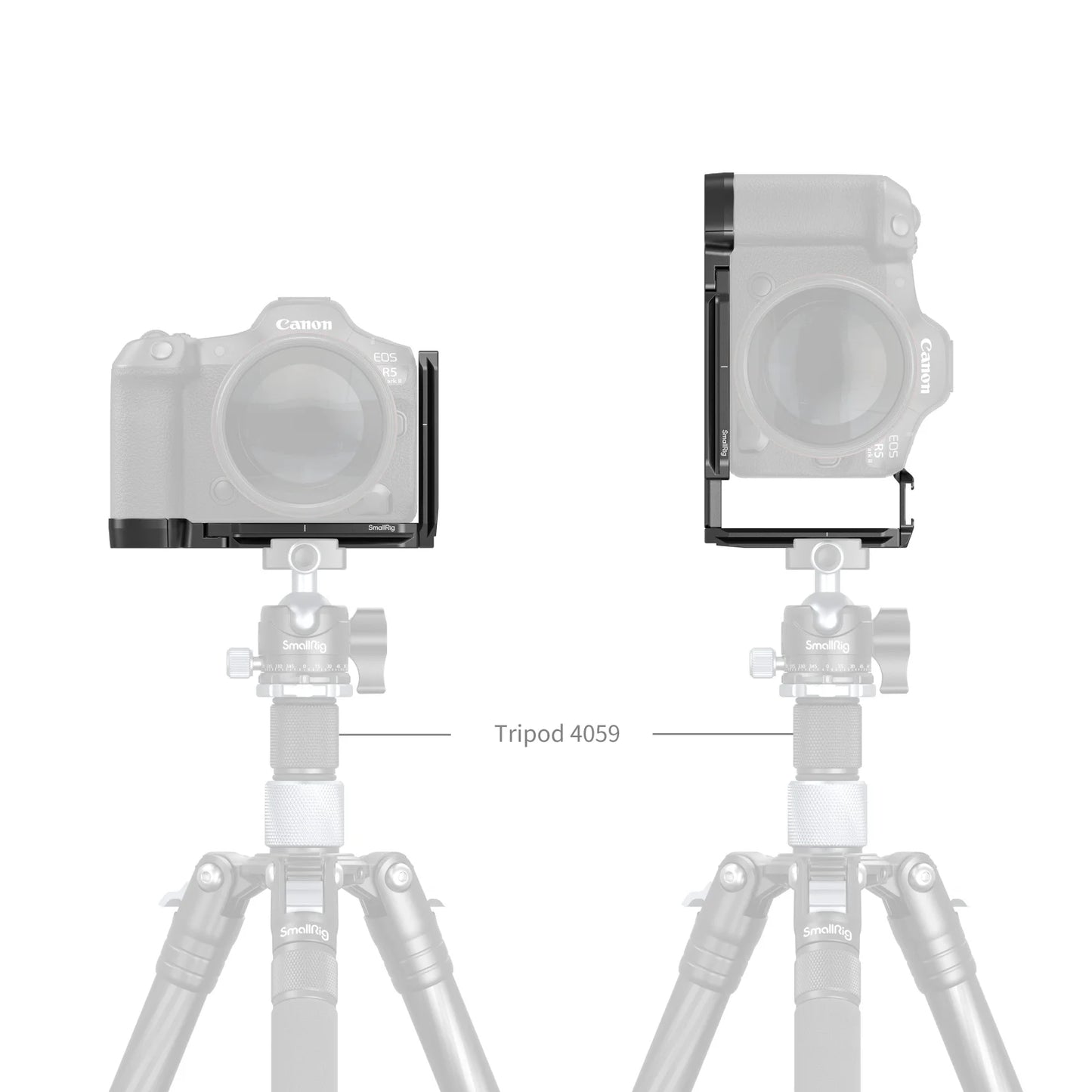 SmallRig L-Shape Mount Plate for Canon EOS R5 Mark II with Arca-Swiss Quick Release for DJI ,Arca-type Tripods 4983