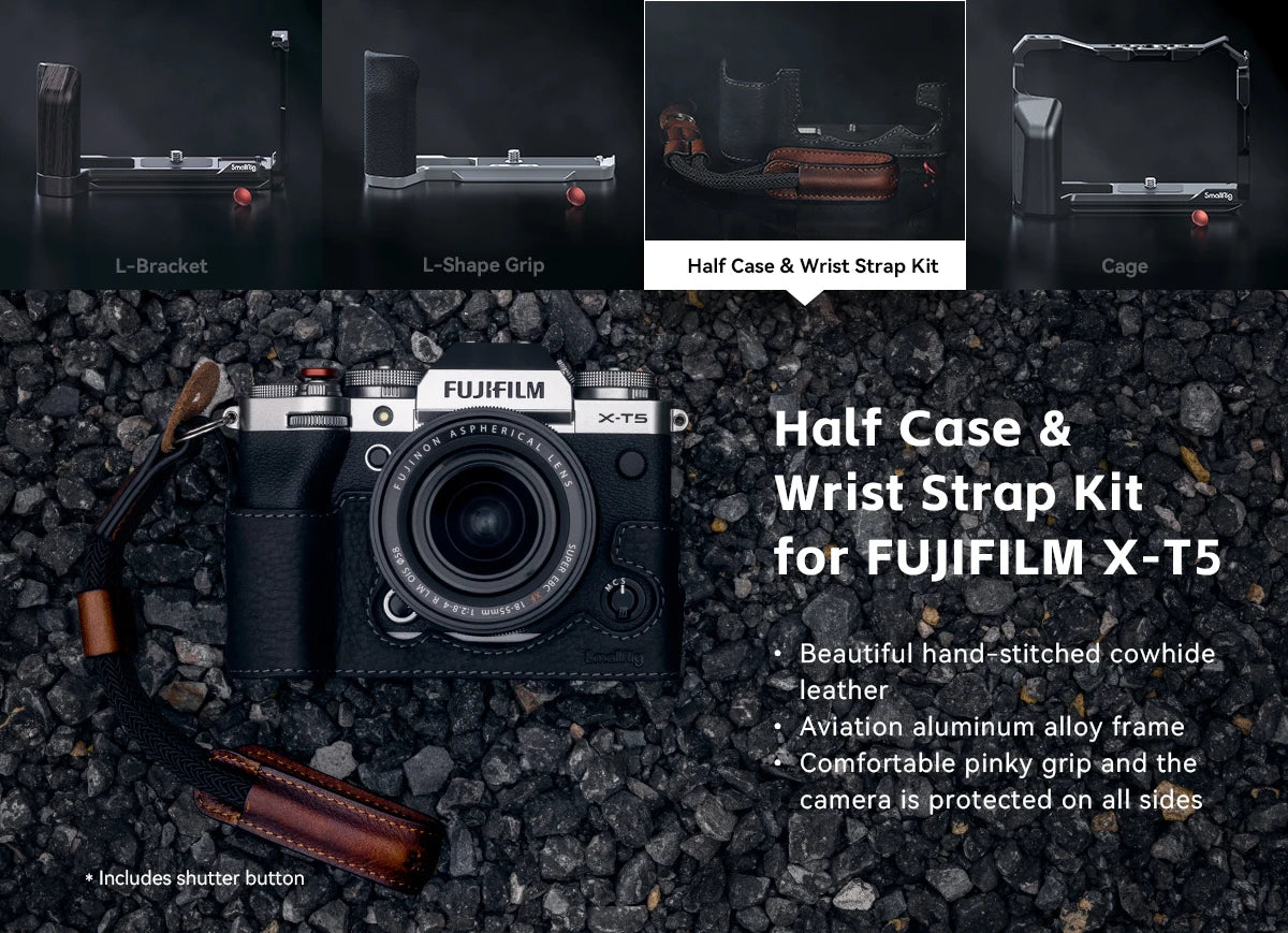 SmallRig Multifunctional Cage for FUJIFILM X-T5 Retro Handheld Cage Kit