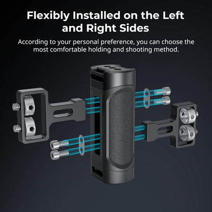 SmallRig mini Side Handle Kit with One Handle and Two Handle Adapters, One Cold Shoe for Sony for Canon for FUJIFILM Camera