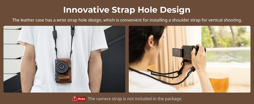 SmallRig Leather Half Case for Panasonic LUMIX S9 4703