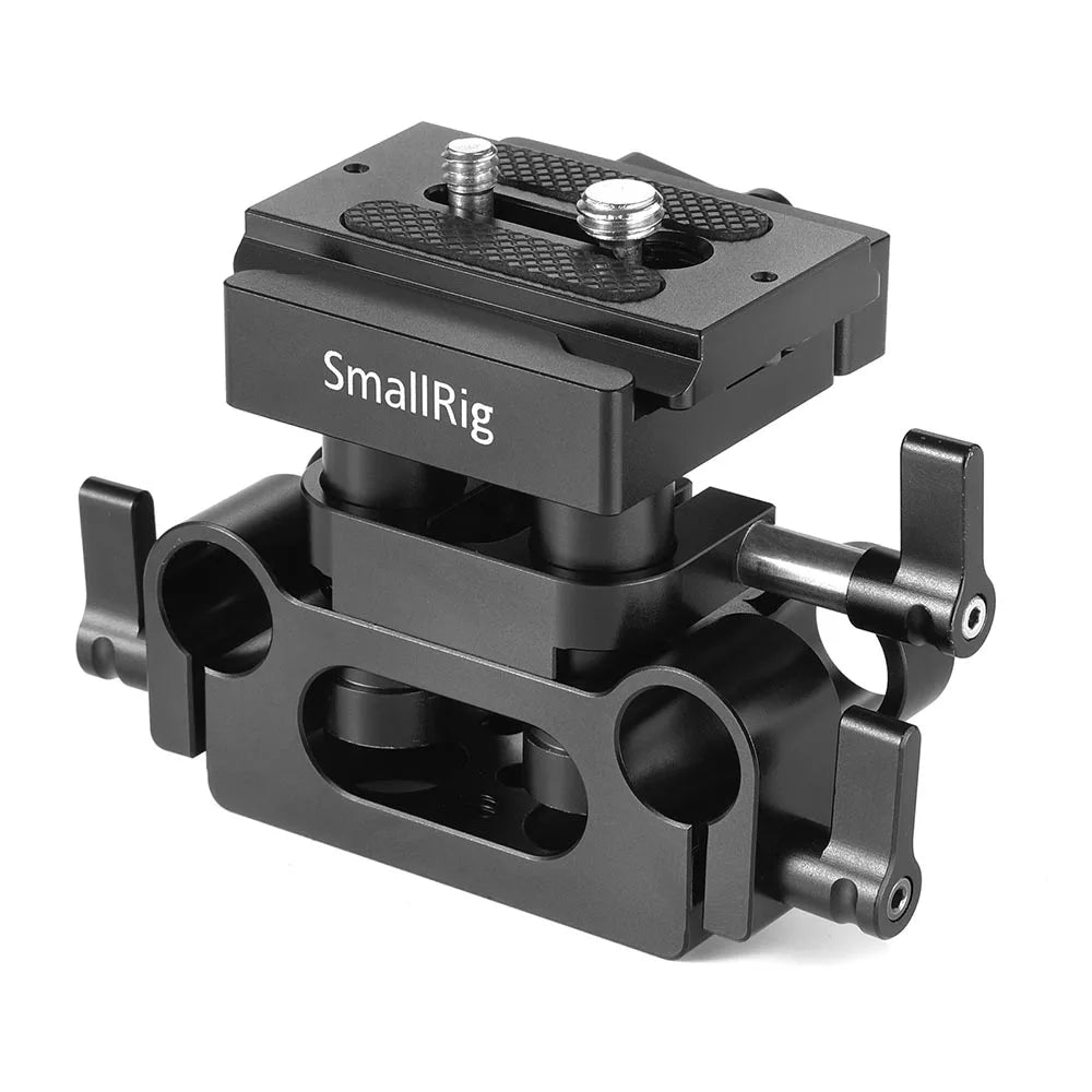SmallRig DSLR Camera Plate Clamp Bracket Universal 15mm Rail Support System With Quick Release Arca Plate High Adjustable 2272