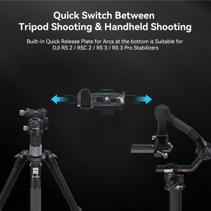 SmallRig Cage for Panasonic LUMIX S5 II Full Cage Kit with NATO Rails Cold Shoe Mounts Arca-Swiss Quick-Release Plate