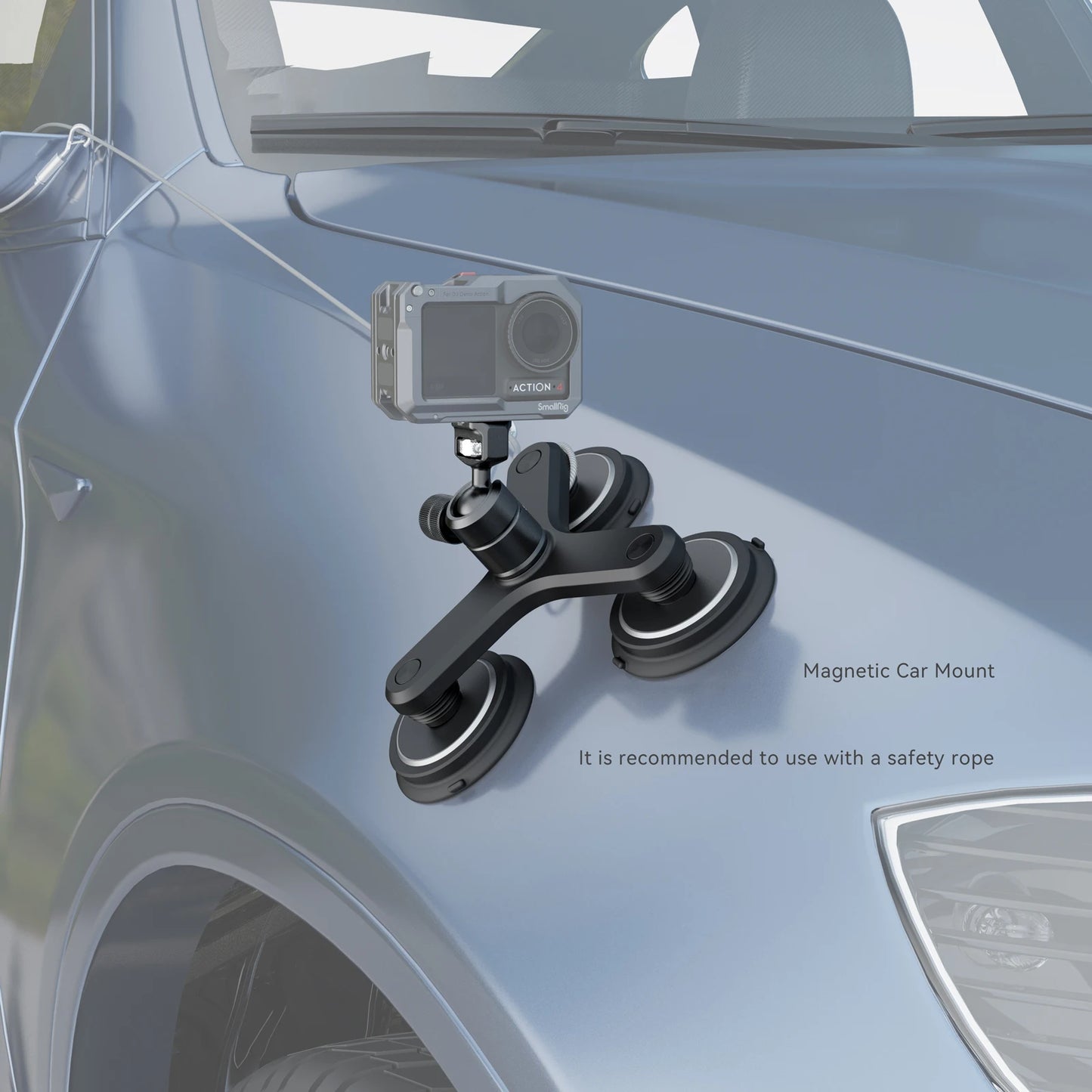 SmallRig Triple/Dual/Single Magnetic Suction Cup Mounting Support Kit for Action Camera Magic Arm Suction Cup