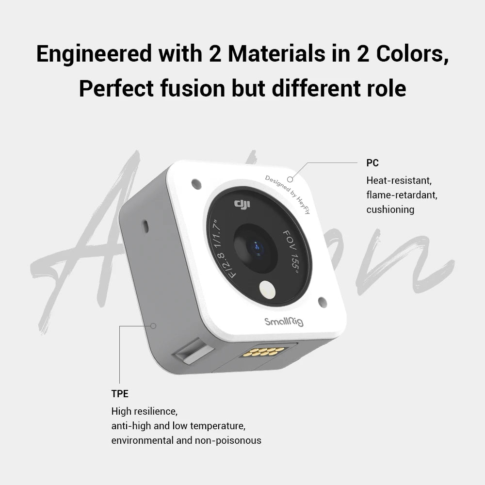 SmallRig Case For DJI Action 2 Magnetic Anti-scratch Anti-drop Anti-slip Insulation Formfitting Suits multiple Scenes 3627