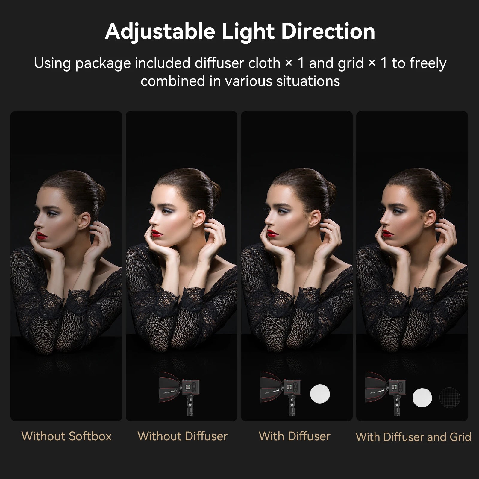 SmallRig Mini Parabolic Softbox RA-D30 RC 60B COB 29cm Quick Release