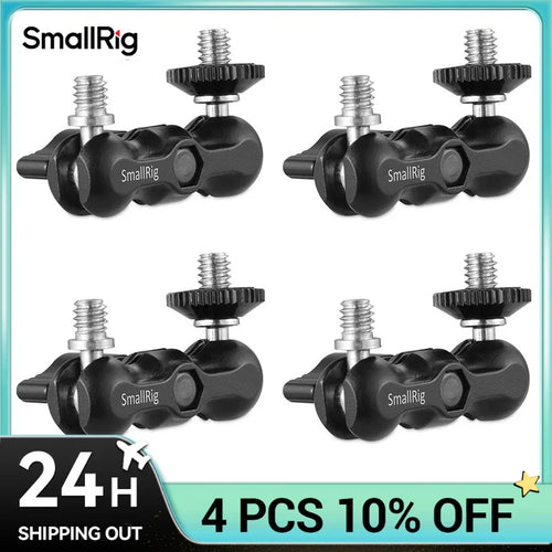 Brazo mágico universal ajustable SmallRig con cabezal esférico pequeño para monitor de cámara/soporte de luz LED con tornillo 1/4