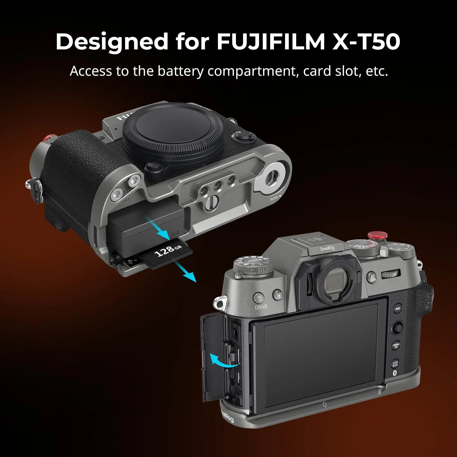SmallRig Silicone L-Shape Grip for FUJIFILM X-T50