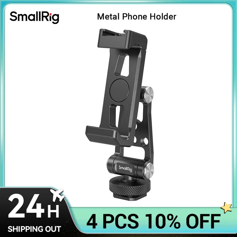 SmallRig Phone Support for DJI Stabilizers,Adjustment Phone Mount Adapter with 1/4"