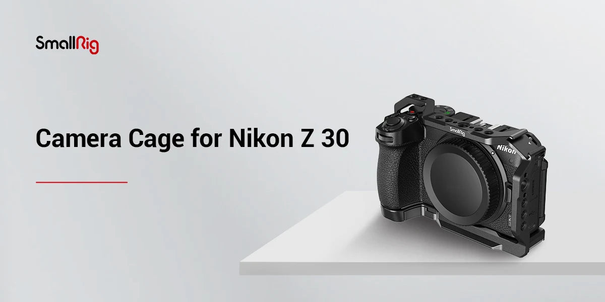SmallRig Z 30 Cage for Nikon Z 30,Aluminum Alloy Cage with Cold Shoe Mount for Microphone and LED Light for Vlogging 3858