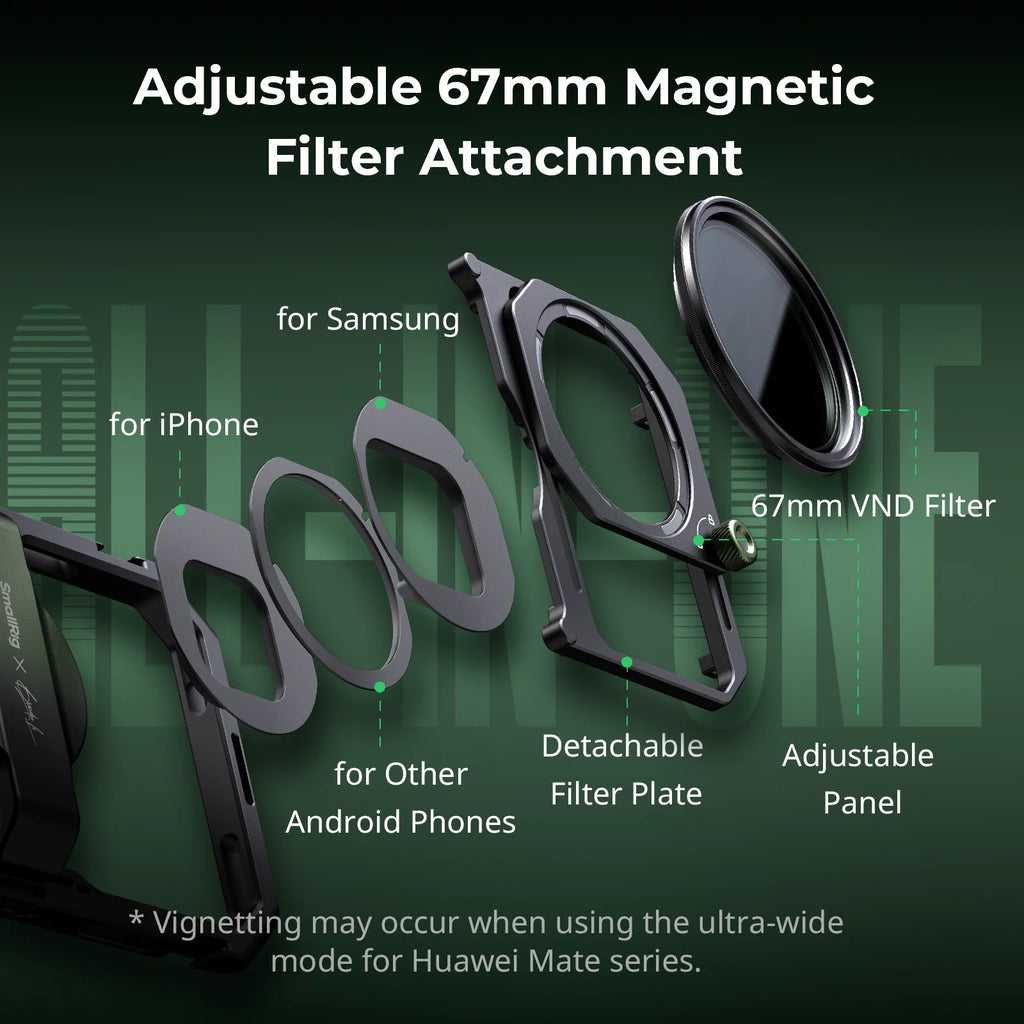 SmallRig x Brandon Li All-in-One Mobile Phone Video Kit Quick Release Cage Kit for iPhone 16 Pro / Pro Max Video Shooting 4596