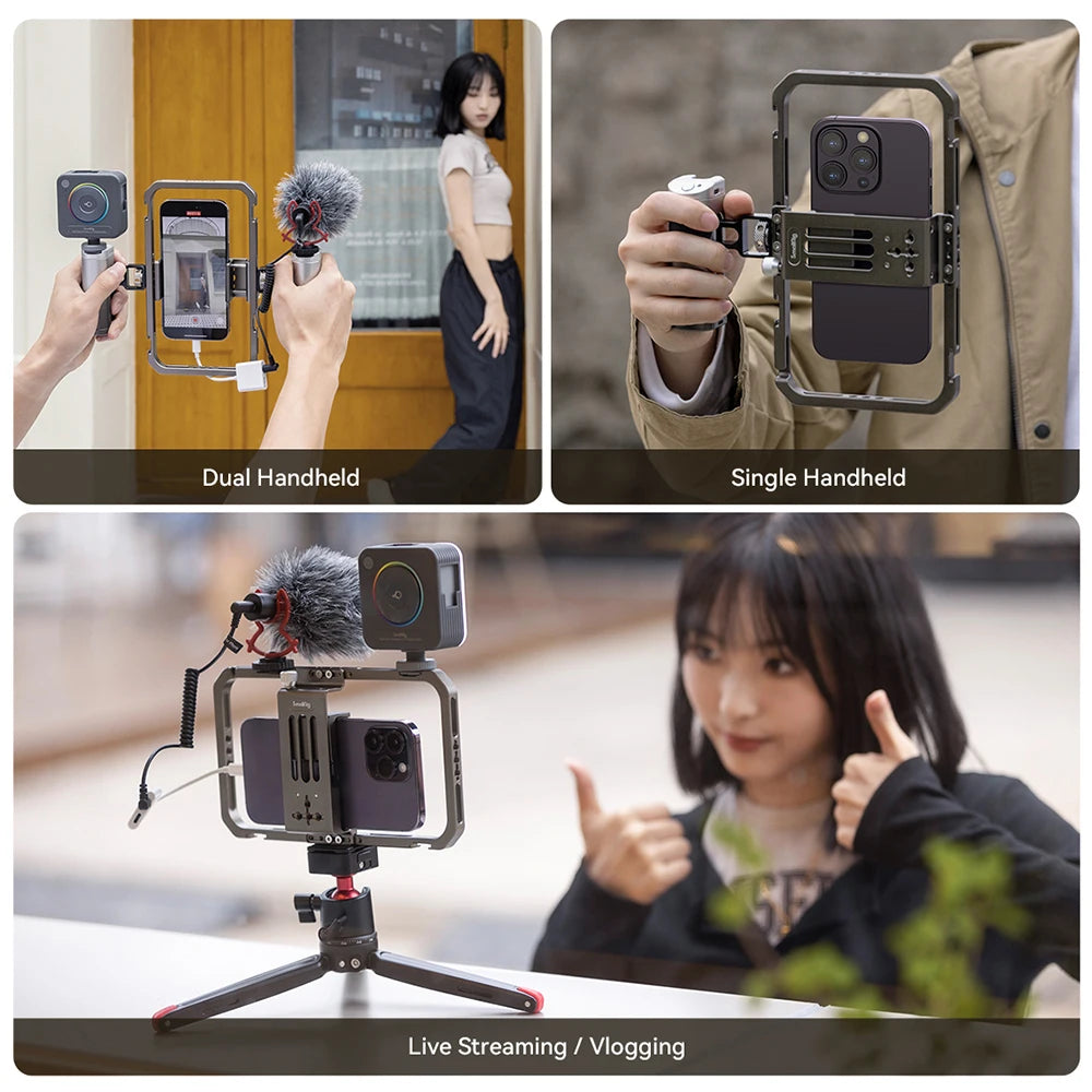 SmallRig All-in-One Video Kit Ultra /Pro/Basic/ Classic Kit for Phone Photography Universal Phone Cage Kit