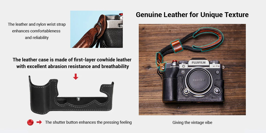 SmallRig Half Case / Wrist Strap Kit for FUJIFILM X-T5