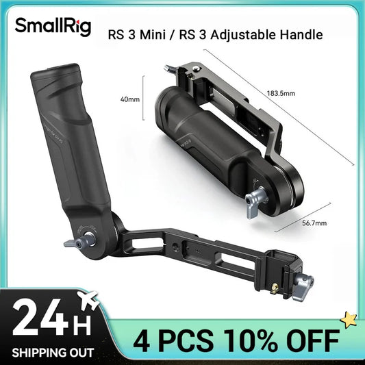 SmallRig RS 4 Mini Adjustable Handle Sling Handgrip for DJI RS 3 Mini / RS 4 Mini Gimbal Handheld Stabilizer,with NATO Clamp
