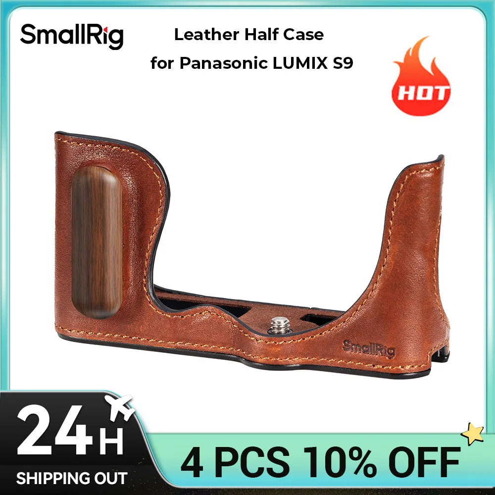 SmallRig Leather Half Case for Panasonic LUMIX S9 4703