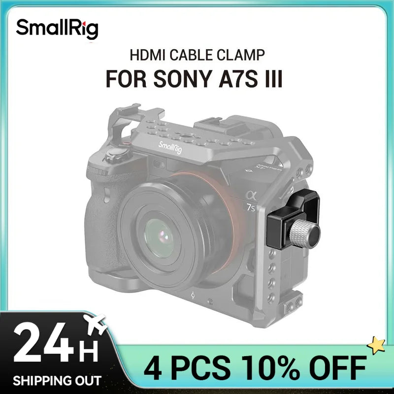 SmallRig Cable Clamp for Sony A7S III Camera Cage 2999 DIY Accessories 3000