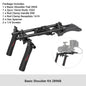 SmallRig Universal Basic Shoulder Kit for shoulder shooting mode Multiple 1/4-20 threaded holes to mount other accessories 2896C
