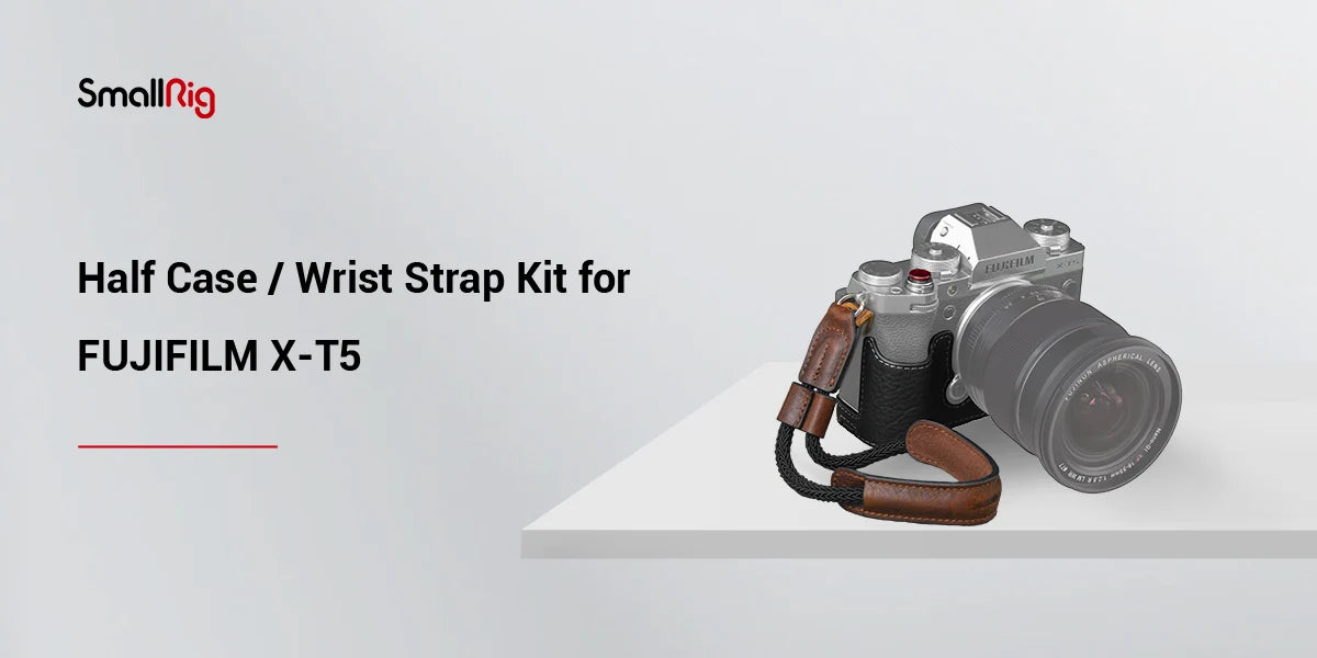 SmallRig Half Case / Wrist Strap Kit for FUJIFILM X-T5