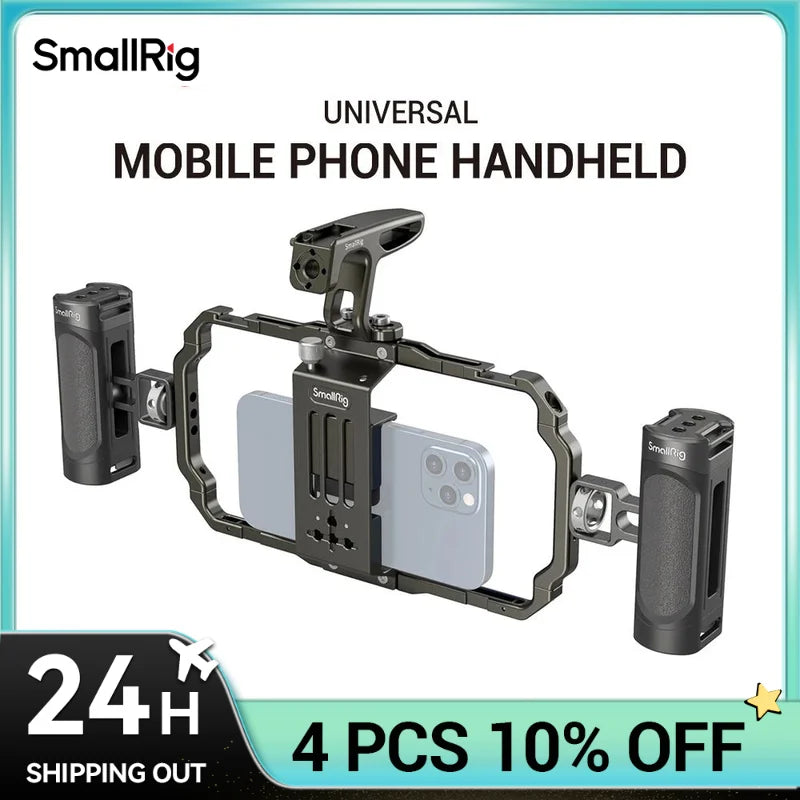 SmallRig Cage for iPhone & Universal Single Handle Handgrip