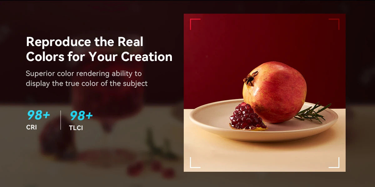 SmallRig RM120 Super Long-Battery-Life RGB Video Light Portable  All-in-One