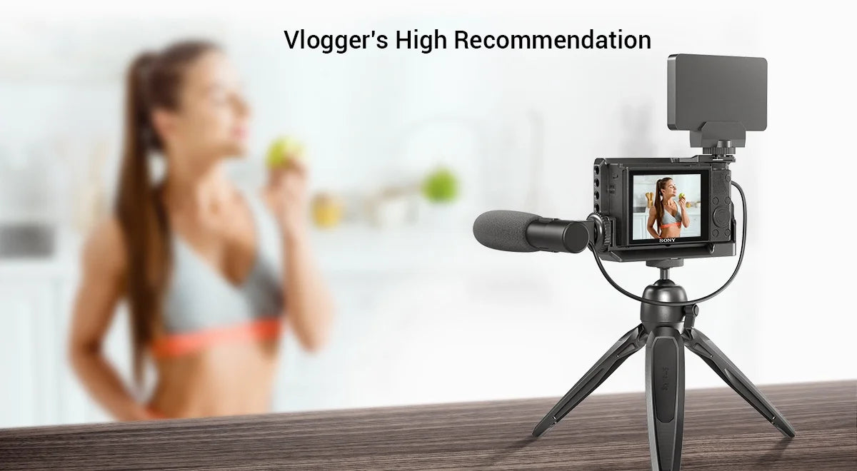 SmallRig Cage for Sony RX100 VII & RX100 VI Camera Feature w/ Wooden Side Handle Cold Shoe Mount Fr Microphone DIY Options 2434