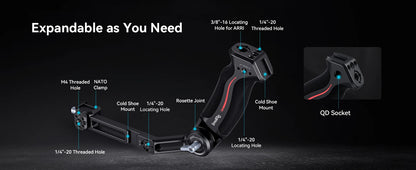 SmallRig RS 4 mini Adjustable Handle Sling Handgrip for DJI RS 2 / RS 3 / RS 3 Pro/ RS 3 Mini / RS 4 Pro /RS 4 /RS 4 mini Gimbal