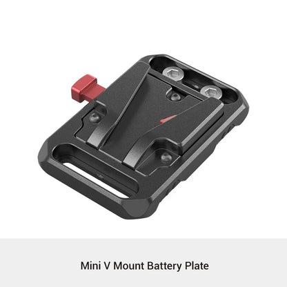 SmallRig V Mount Battery Plate, V-Lock Mount Battery Plate with 15mm Rod Clamp & Adjustable Arm for Power Supply - 2991