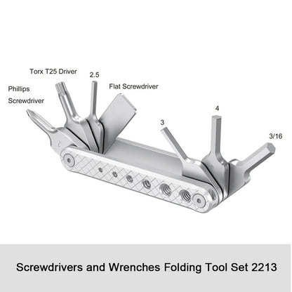 SMALLRIG Universal Folding Tool Multi-Tool for Videographers, Tool Set with Nine Functional Tools Included Multi-Tool for Camera