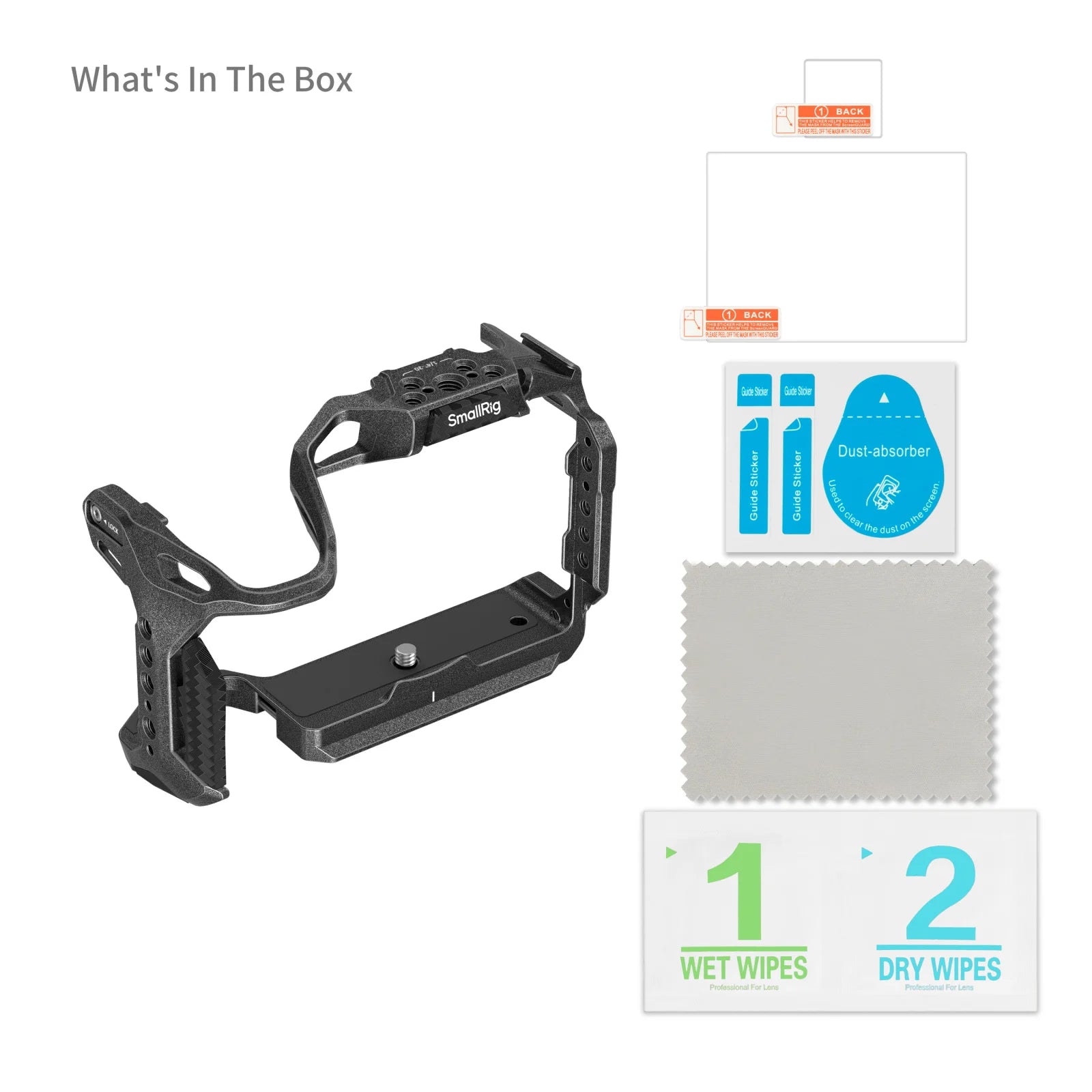 SmallRig EOS R5 Mark II "Black Mamba" / HawkLock Quick Release Cage for Canon EOS R5 Mark II Cage Kit with Top Handle