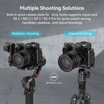 SmallRig Multifunctional Cage for FUJIFILM X-H2S with FT-XH / VG-XH Battery Grip