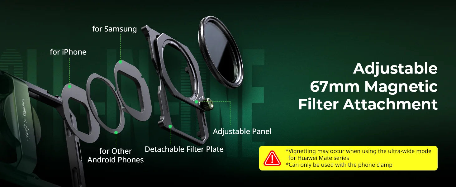 SmallRig x Brandon Li All-in-One Mobile Phone Video Kit Quick Release Cage Kit for iPhone 16 Pro / Pro Max Video Shooting 4596