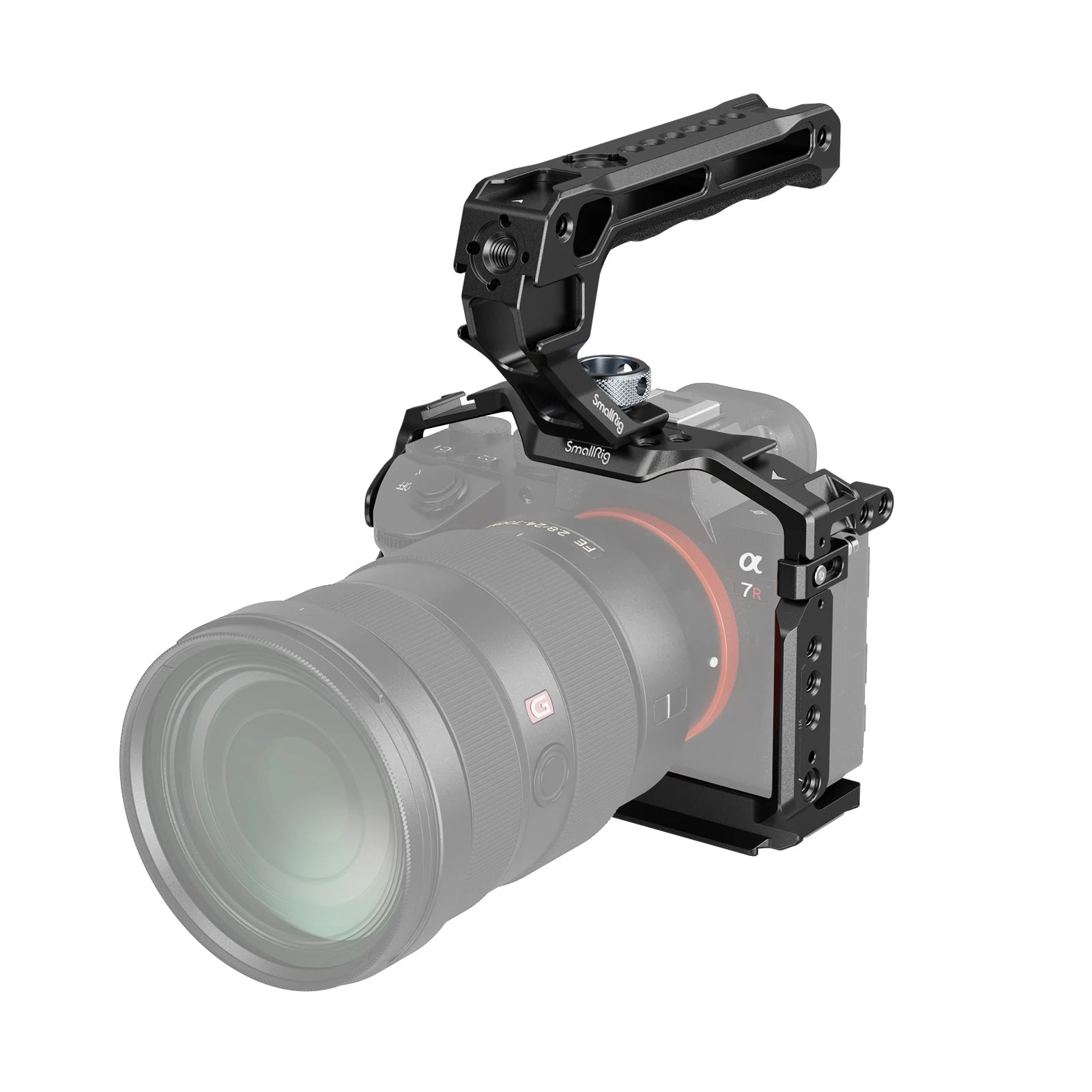 SmallRig Cage for Sony A7 III / A7R III, Aluminum Alloy Cage with Arca Quick Release Plate, Built-in Cold Shoe, NATO Rail 2087D